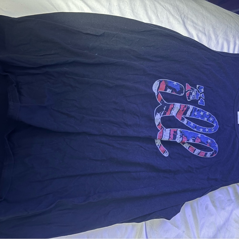 Women's Black Graphic Tank Top